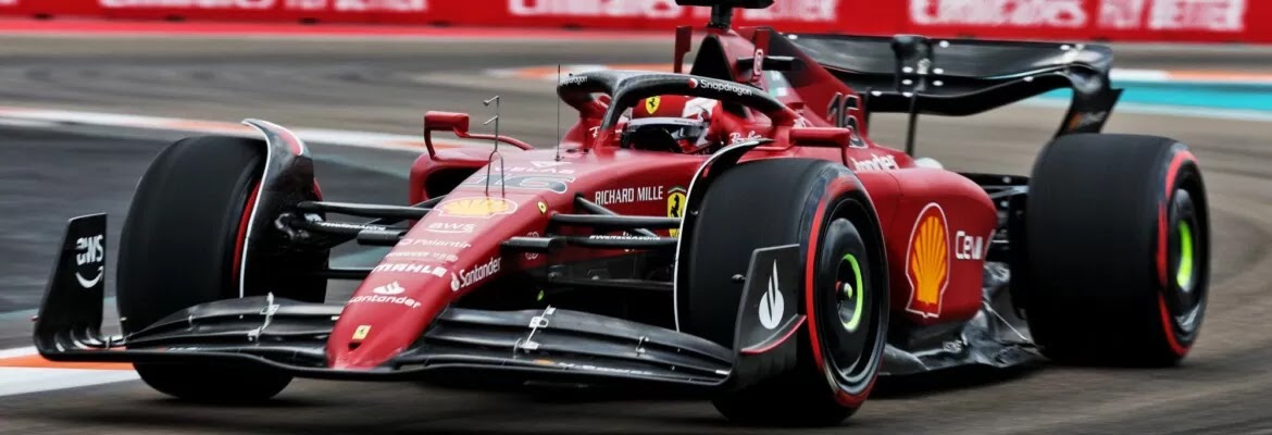 Leclerc puxa dobradinha da Ferrari e fica com pole do GP de Miami da F1