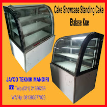 Jual Cake Showcase Display Standing Etalase Kue