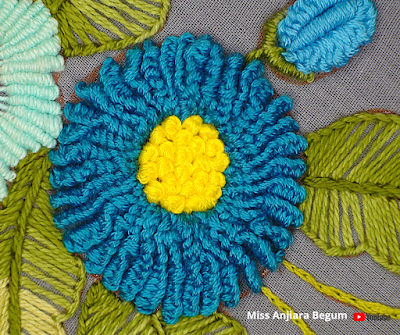 Very Cute Flower Embroidery, Simple and Beautiful Hand embroidery Design