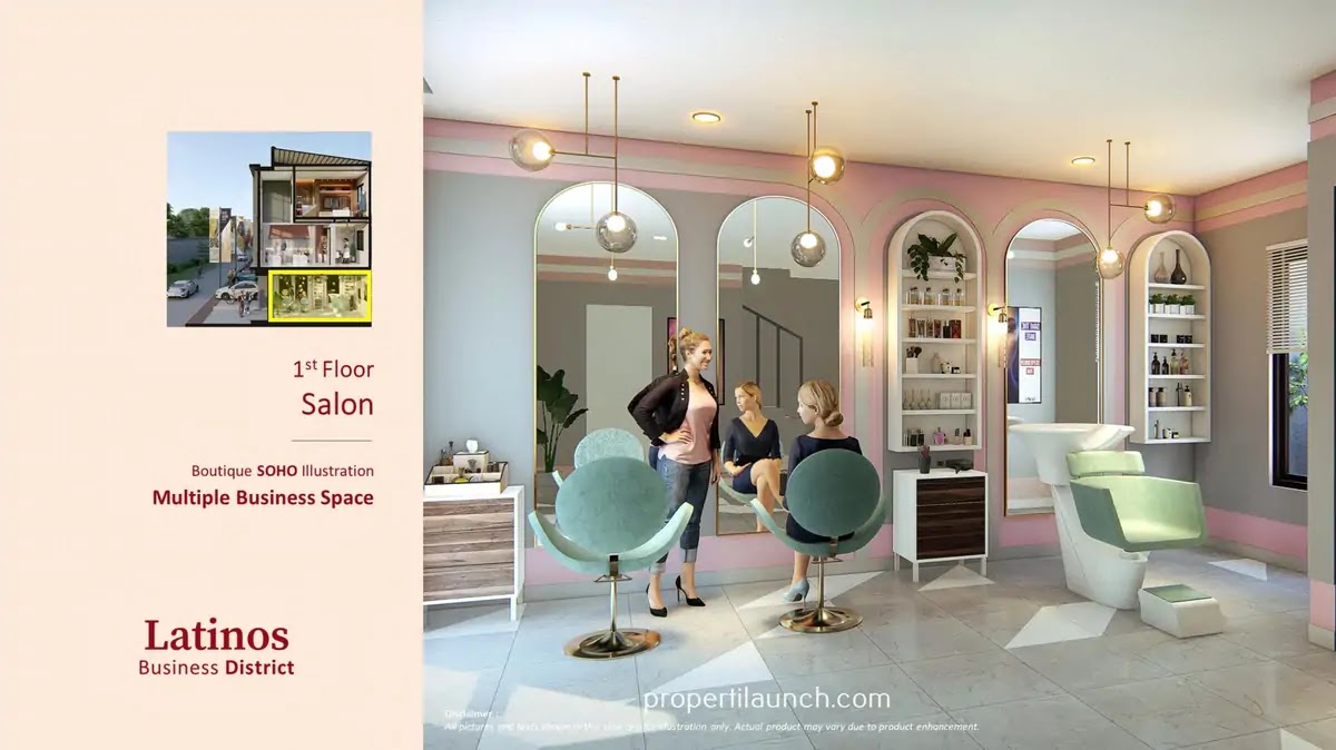 Contoh usaha salon di SOHO Latinos BSD