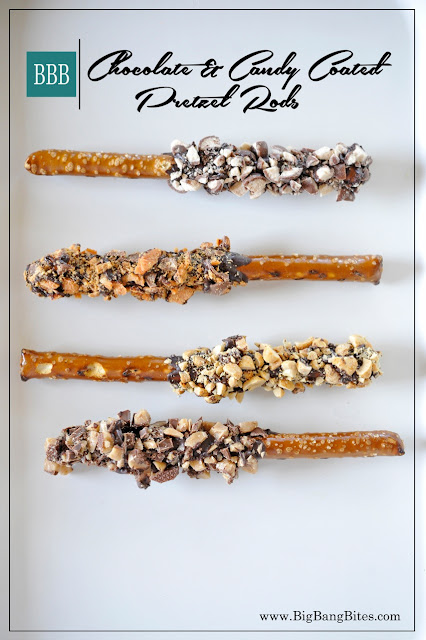Chocolate & Candy Coated Pretzel Rods