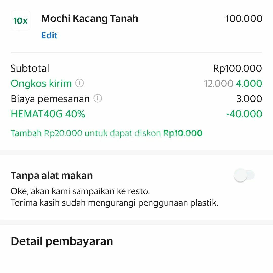 Promo MOCHI MOCHIO GRABFOOD DISKON hingga 40%