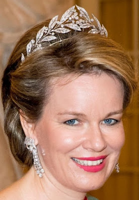 laurel wreath tiara diamond belgium queen mathilde hennell