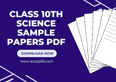 class 10 science sample paper 2023 pdf download