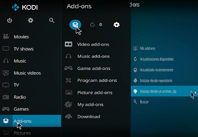 Instalar addon Venom en Kodi