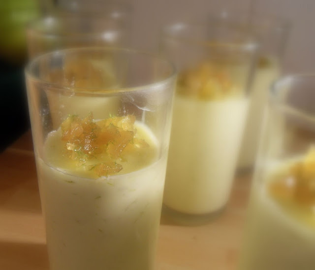 Lime and Ginger Posset