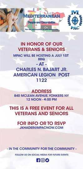 Yonkers Insider: Promotions: MPAC Event: MPAC bbq for seniors and veterans.