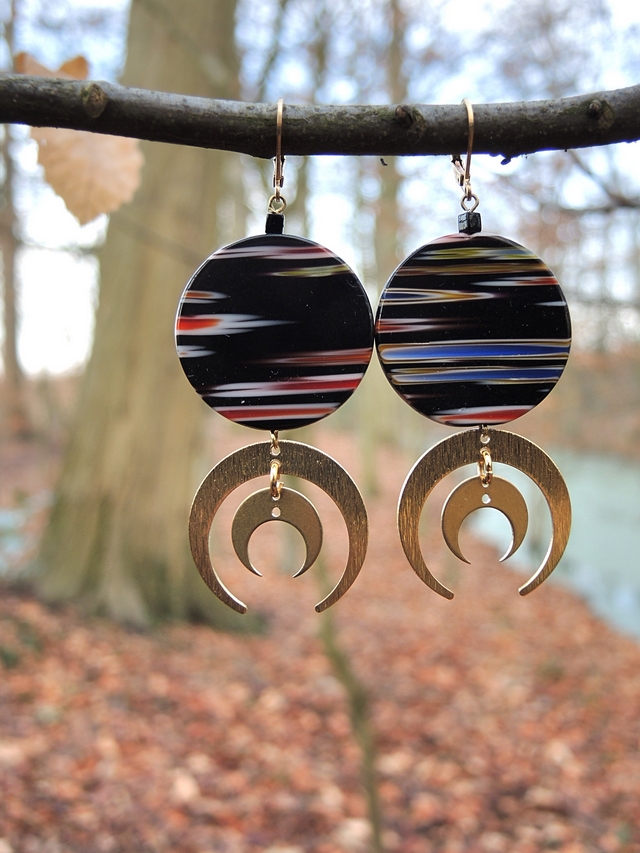 DIY oorbellen/earrings 'schemer'