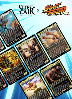 Magic: The Gathering Secret Lair x Street Fighter cards