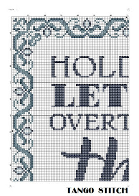 Hold on Let me overthink this funny cross stitch pattern