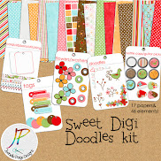 Sweet Digi Doodles 1 Digital Scrapbooking Kit