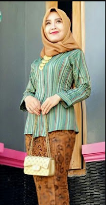 Model kebaya modern brokat