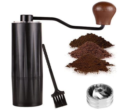 You Wish Manual Stainless Steel Burr Hand Coffee Grinder