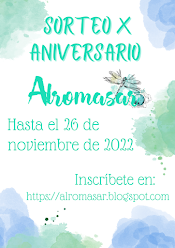 Sorteo X Aniversario Blog Alromasar