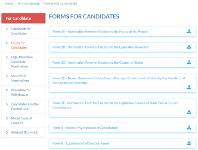 ઉમેદવાર માટે ફોર્મ 2022,Download Form For Candidate 2022