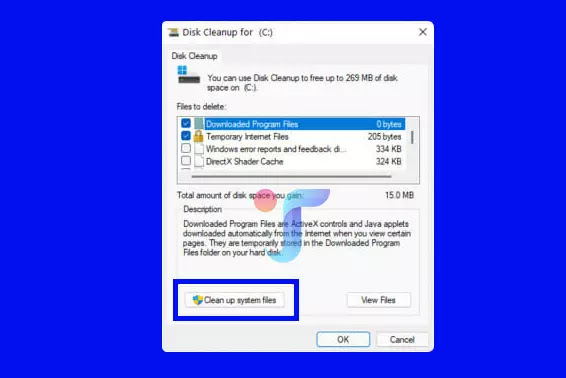 cleanup system file win11