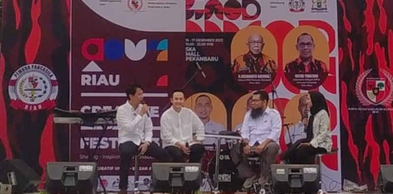 ASPEKUR Jadi Pembicara Riau Creative Fest 2023, Fazar : Kami Hadir Sebagai Solusi Masalah 631.374 UMKM