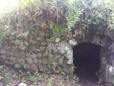 Figure 15. The “igloo-like” entrance to the “slave pen” on the Hermitage Estate, St Andrew (the Author)