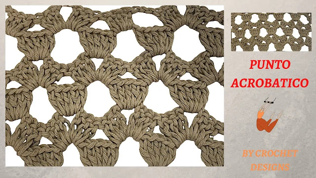 APRENDE A TEJER GRATIS Punto Acrobático a crochet