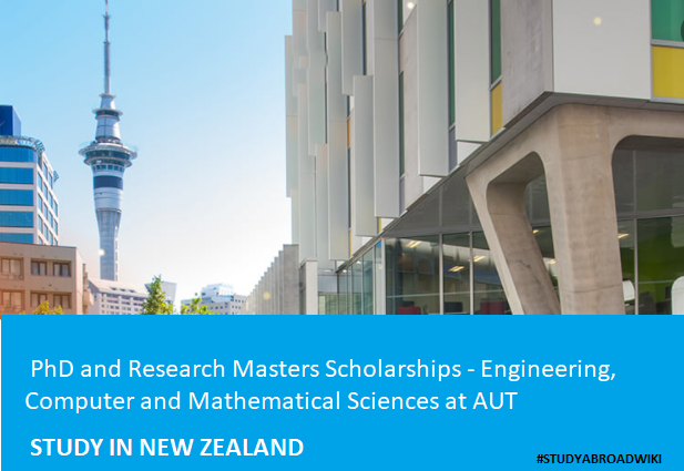 PhD and Research Masters Scholarships - Engineering, Computer and Mathematical Sciences at AUT