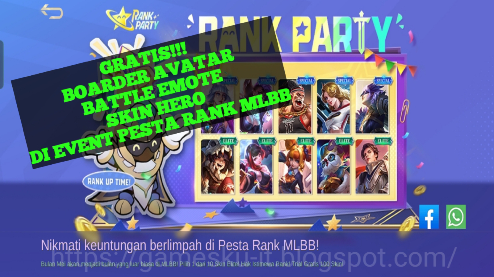 Event MLBB Pesta Rank