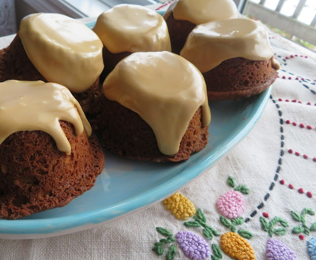 Coffee, Cardamom, Walnut Cakelettes