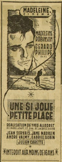 "Une si jolie petite plage", publicité parue dans "Ce Soir" du 20 janvier 1949