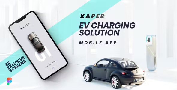 Best Electric Vehicle Charging App Figma UI Design