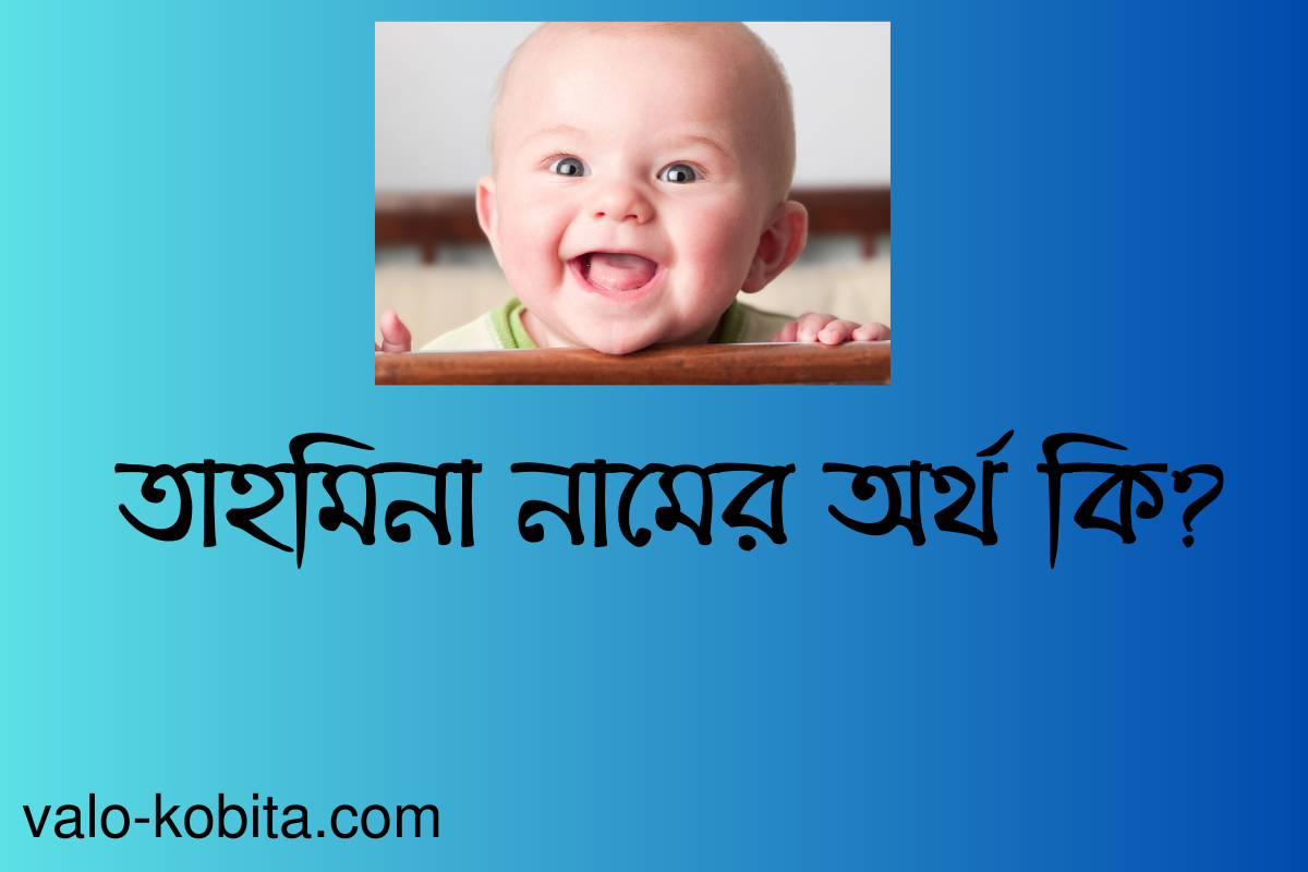 তাহমিনা নামের অর্থ কি? বিস্তারিত