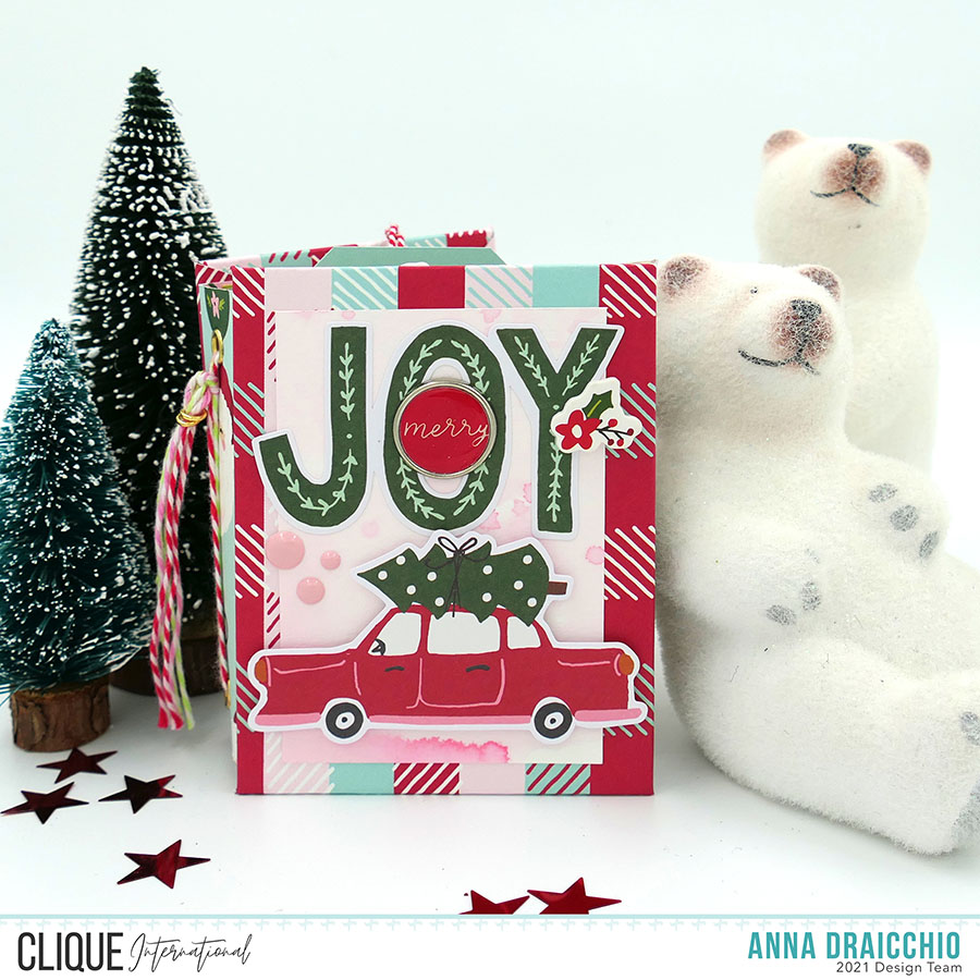 Mini Album di Natale tascabile - Christmas Mini Album 3"x4"