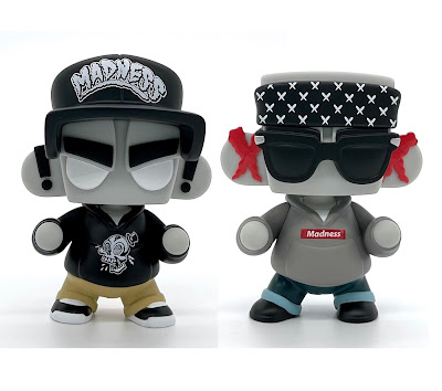 MAD*L Citizens Black Hat & Madness Edition Vinyl Figures by MAD x UVD Toys