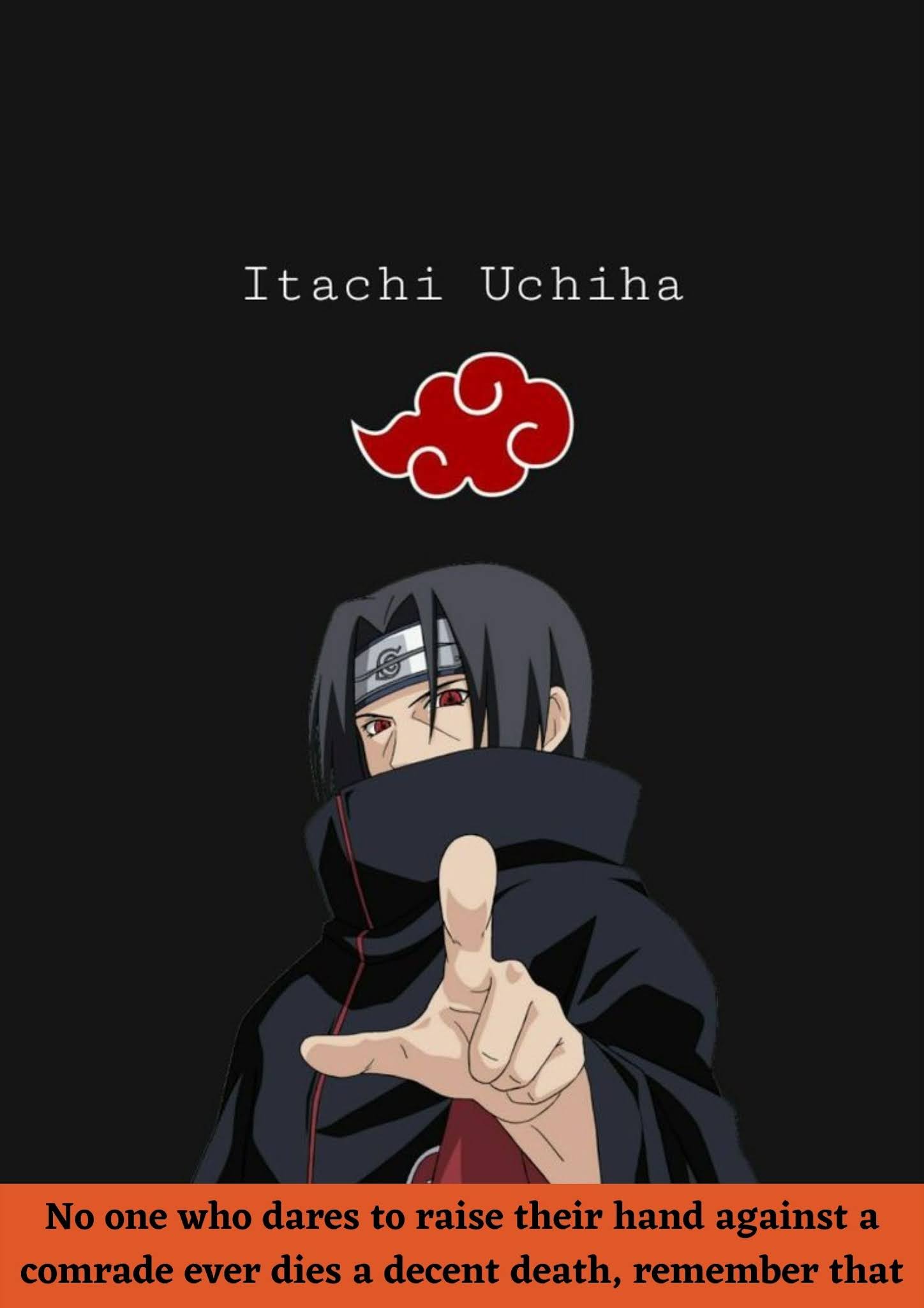 Itachi Uchiha Quotes Wallpaper HD