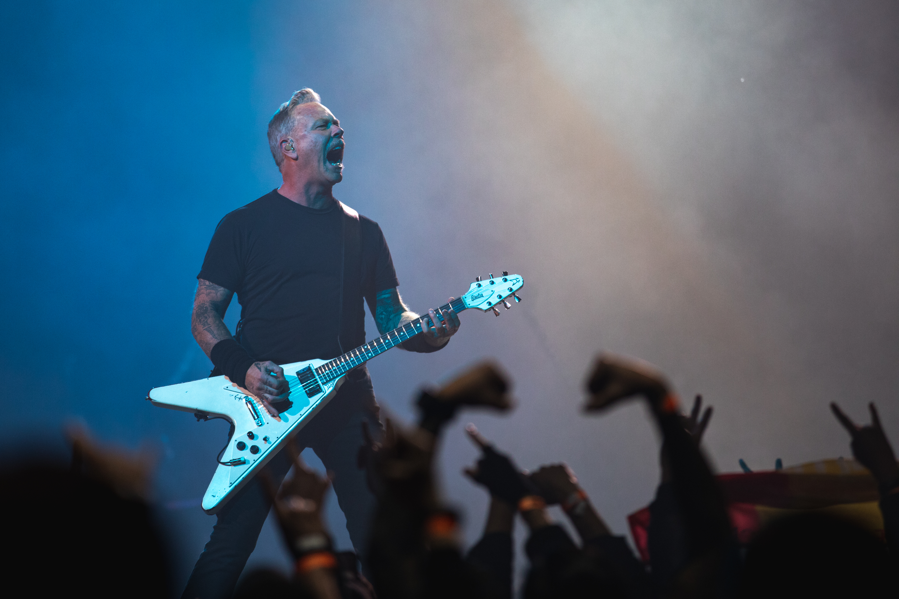 James Hetfield of Metallica (Photo: Chase Center)