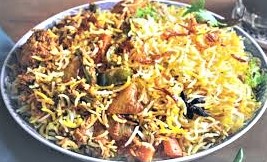 Chicken Pulao has made by mixing chicken stock and rice.