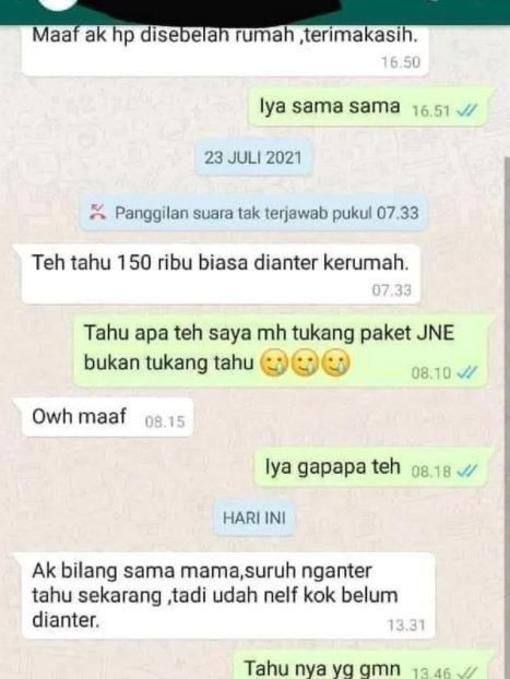 11 Chat Lucu 'Salah Sambung' Ini Kocaknya Bikin Malu Sendiri