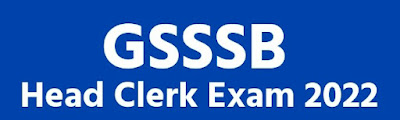 GSSSB Head Clerk Exam 2022 Question Paper, OMR Sheet, Answer Key PDF Download
