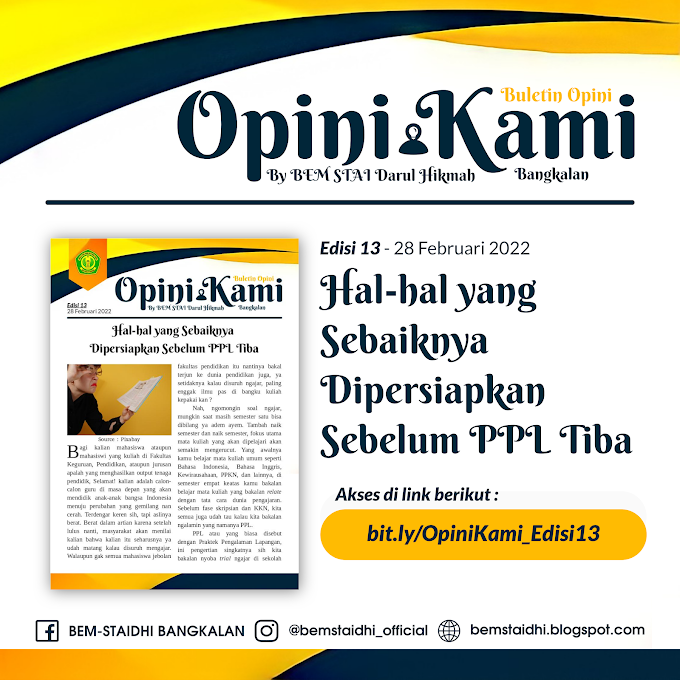 Edisi 13 - Buletin Opini Kami