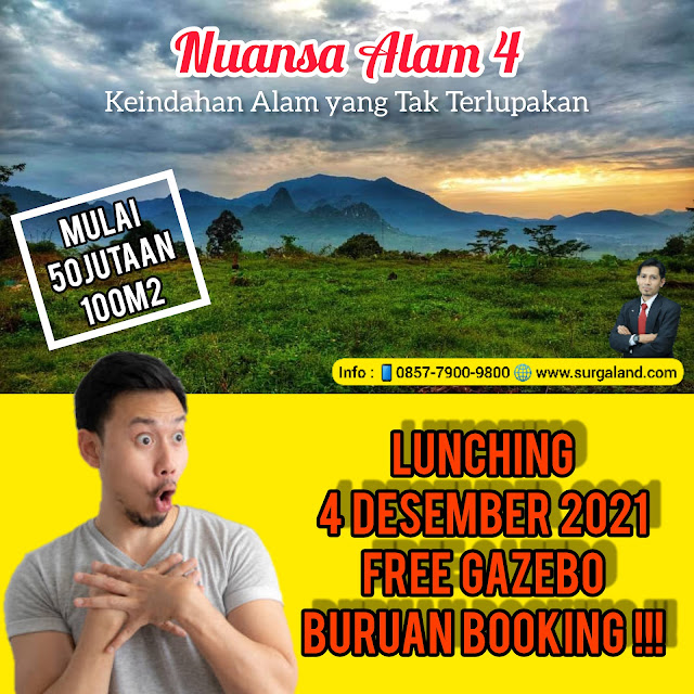 0857-7900-9800 | Jual Kavling Nuansa Alam Tahap 4 Transyogi Bogor