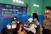 Polsek Tambelang Gelar Vaksinasi Presisi Serentak Untuk Anak Usia 6 - 12 Tahun