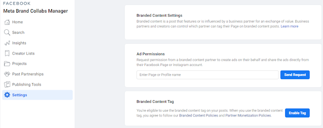 Meta Brand Collabs Manager