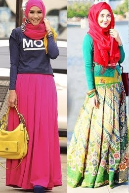 Baju casual muslim anak perempuan