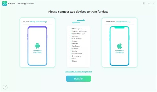 دليل watsgo - اتصال Android و iPhone