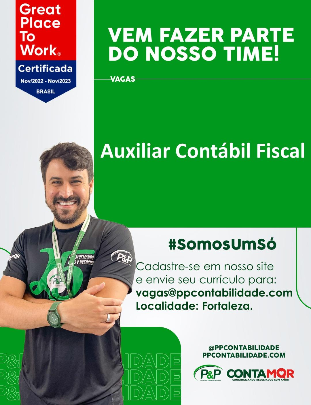 AUXILIAR CONTÁBIL FISCAL - FORTALEZA/CE