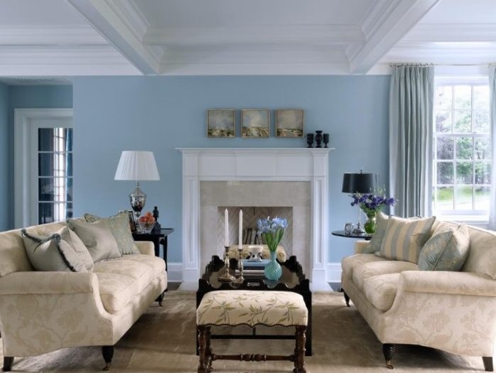 light blue paint colors for living room