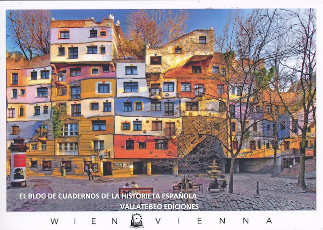 La colorista casa Hundertwasser. Viena