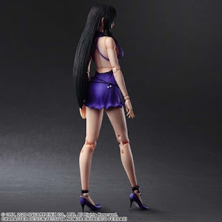 PLAY ARTS Kai Tifa Lockhart Dress Ver. & STATIC ARTS Tifa Lockhart Dress Ver. from FINAL FANTASY VII, Square Enix