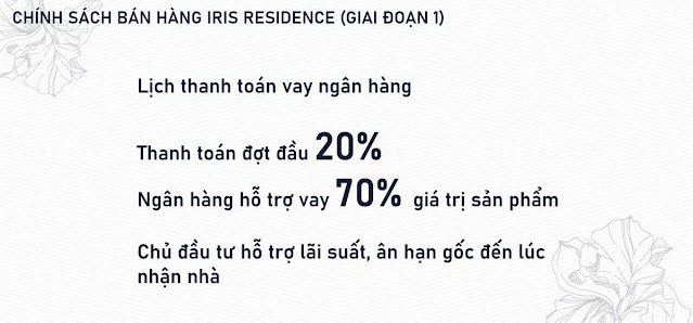 Vay ngân hàng tại Iris Residence