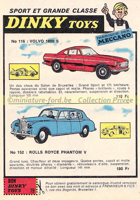 Publicités Dinky Toys 1966, TT 14