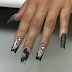 40 Lovely Black Acrylic Nails To Try In 2024