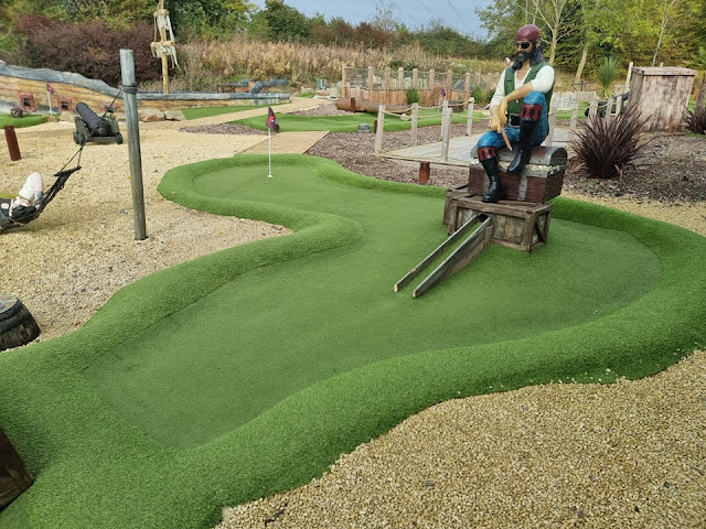 Sherdons Adventure Golf course in Tewkesbury. Photo by Simon Brown, November 2021